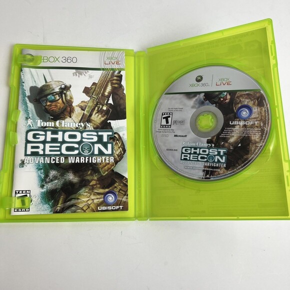 Tom Clancy's Ghost Recon: Advanced Warfighter (Microsoft Xbox 360, 2006) CIB - Picture 3 of 4